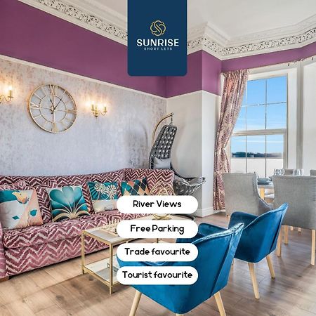 Presidential Riverside Apartment: Luxury Family Stay Dundee Exterior photo